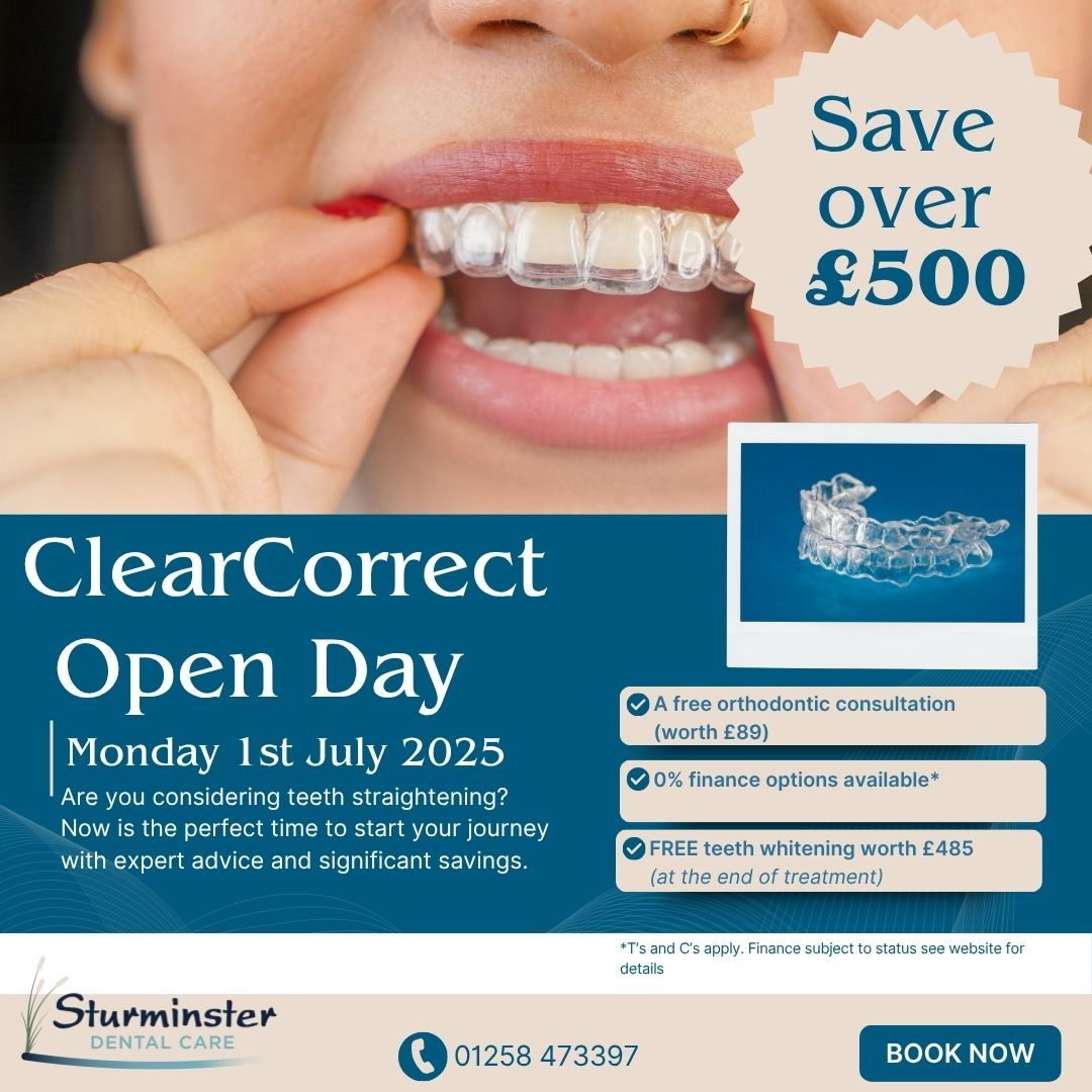 ClearCorrect Open Day | Save £574 – Sturminster Dental Care
